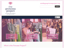 Tablet Screenshot of princessprojectsd.org
